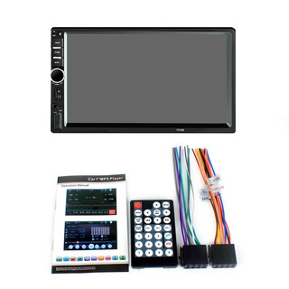 7018b av 7 inch hd touch screen mp5 player car card bluetoot