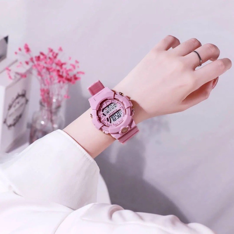 Đồng hồ thời trang nam nữ Sport AS03 điện tử, thể thao đa chức năng, 6 màu dể dàng phối đồ | BigBuy360 - bigbuy360.vn