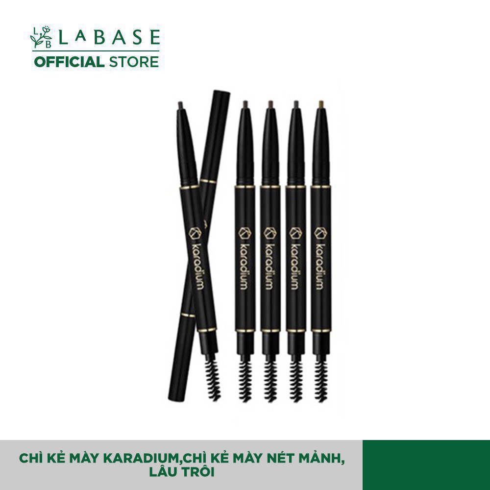 Chì kẻ mày nét mảnh Karadium Flat Eyebrow Pencil