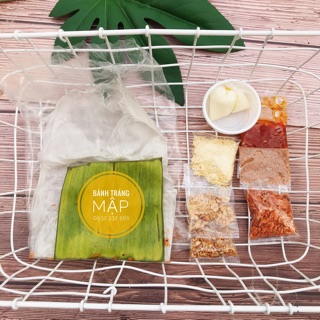 Bánh tráng cuốn thập cẩm chấm bơ 10 tặng 1