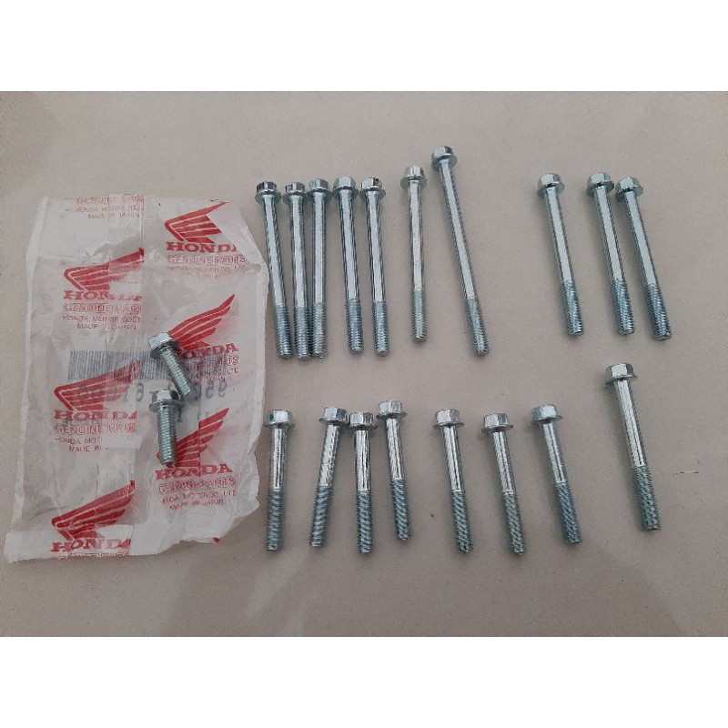 Bộ ốc máy xe dream, Wave, future hàng honda nhật xịn