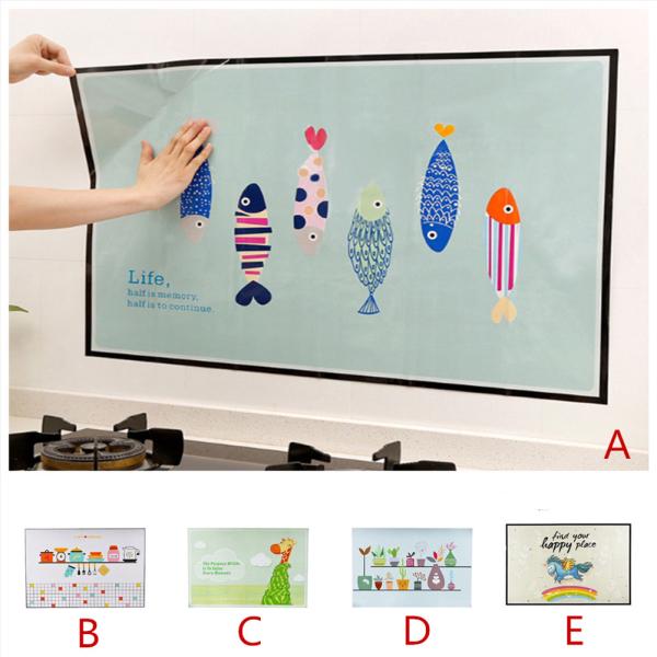 Decal dán tường nhà bếp chống thấm nước và dầu