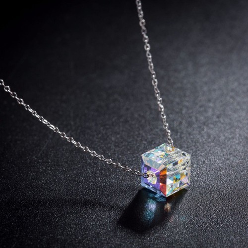 Dây Chuyền Mặt Khối Lập Phương Thép Titan Ko Rỉ TT 3615