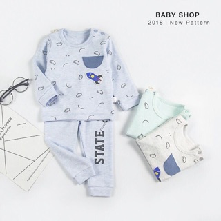 Bộ cotton bé trai