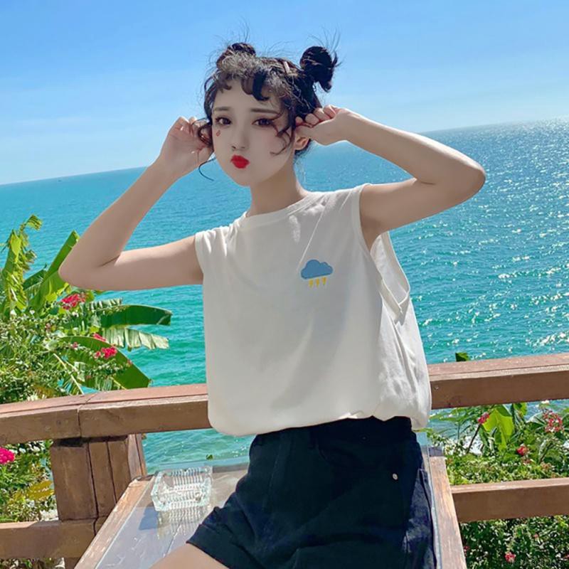 Áo nữ không tay thêu họa tiết kiểu dáng vintage thời trang quyến rũ | BigBuy360 - bigbuy360.vn