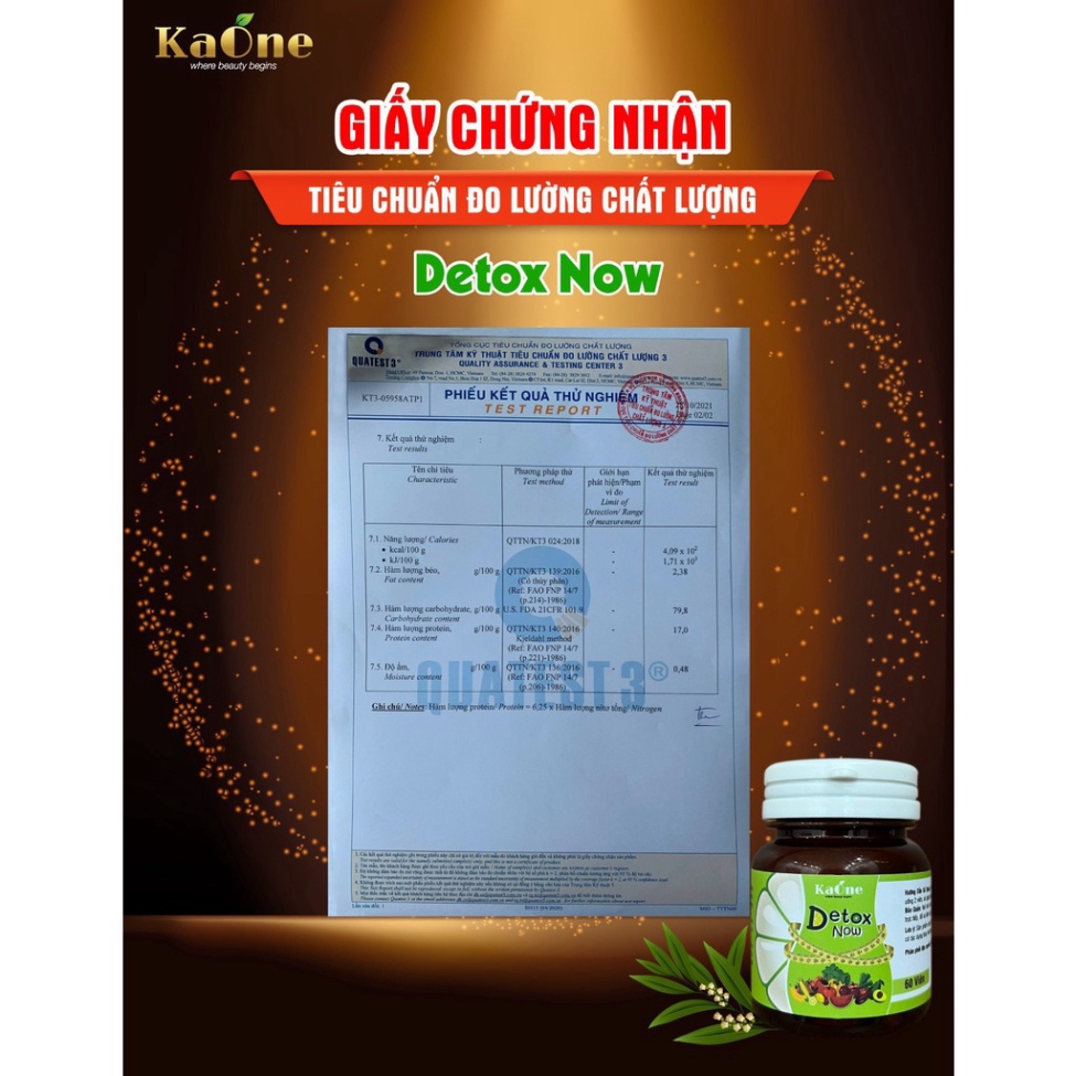 DETOX RAU CỦ NOW - Kaone - Thon gọn,tan mỡ
