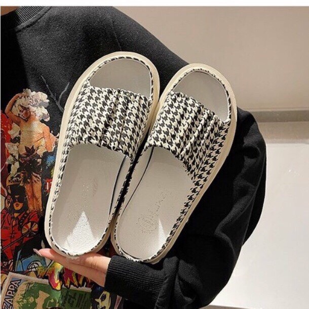 [Giá hủy diệt] dép quai dúm bánh bèo hàng cao cấp chất liệu cavas