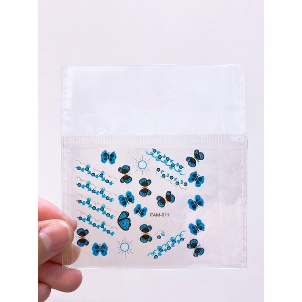 STICKER HOA / BƯỚM - XIE dụng cụ nail&amp;mi ♥️