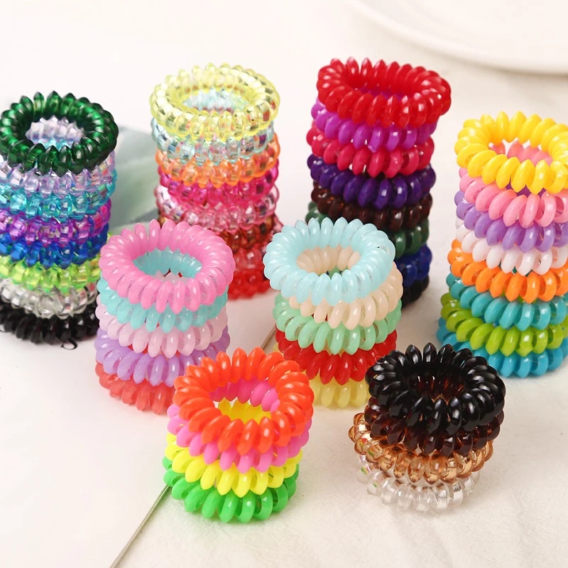 Dây Buộc Tóc Cao Su Co Giãn Nhiều Màu Sắc Mới Cho Nữ 5CM