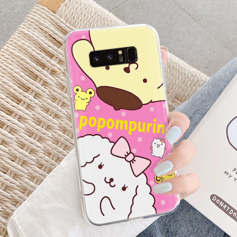 Ốp Điện Thoại Dẻo Trong Suốt Họa Tiết Hoạt Hình Pompompurin Dễ Thương Cho Motorola Moto G4 G5 G5S G6 Play Plus Vm19