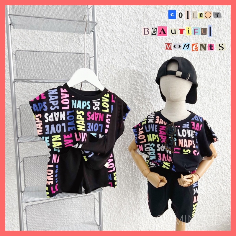 Bộ cộc tay mùa hè bé trai - Quần áo trẻ em Sumin Kids - Áo phông cho bé