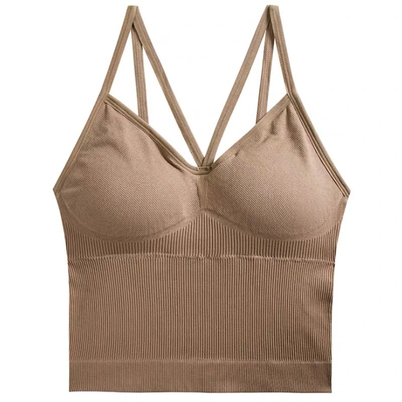 Áo Bra 2 dây croptop đan chéo lưng sexy Tập Gym Crottop Thể Thao Co Giãn Thoải Mái Vận Động DK4T402