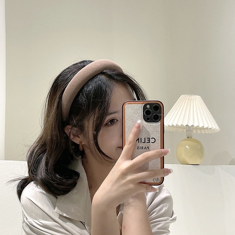 Băng Đô Cài Tóc Kahki Xốp Cao Cấp Thời Trang Cho Nữ