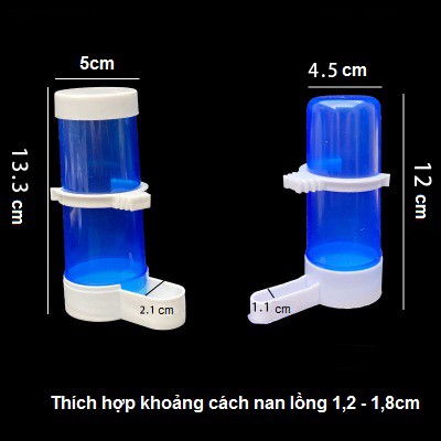 Cóng đựng thức ăn nước uống cho chim vẹt