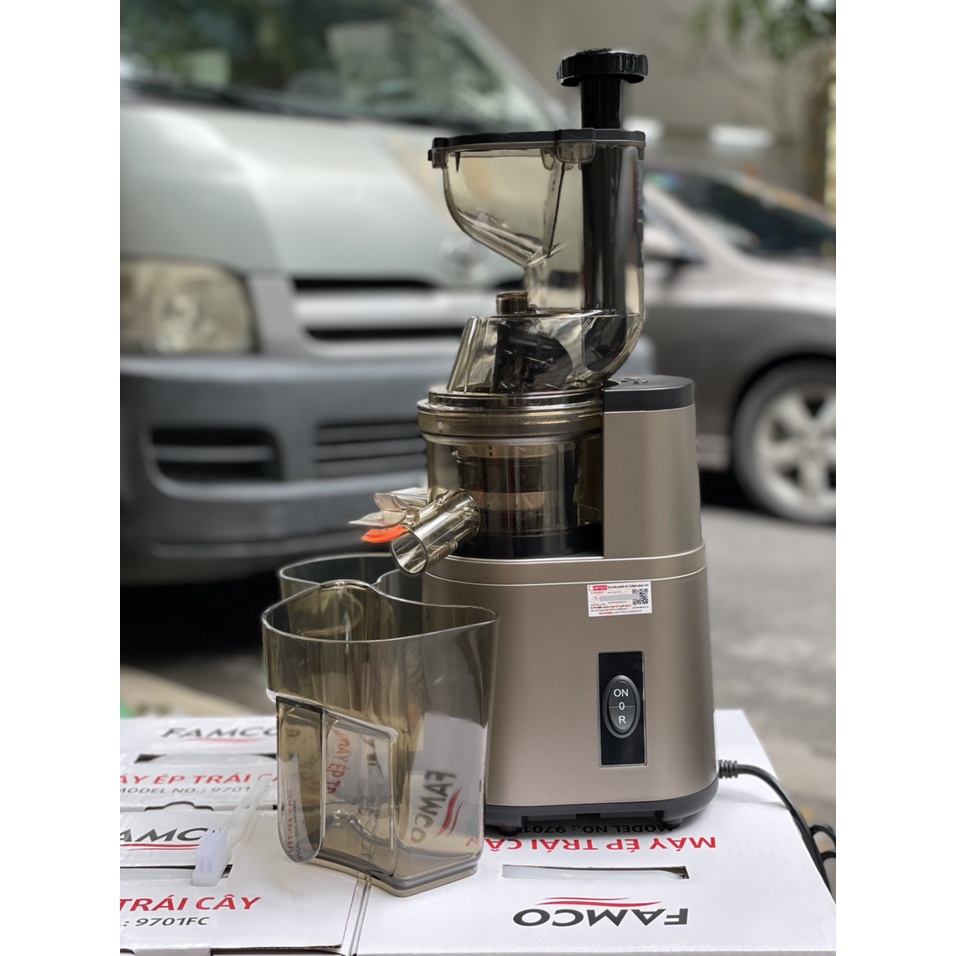 MÁY ÉP CHẬM FAMCO 9701FC CHUYÊN ÉP HOA QUẢ GIẢI NHIỆT MÙA HÈ HÀNG CHÍNH HÃNG ELMICH
