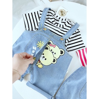 Set yếm bò bé gái