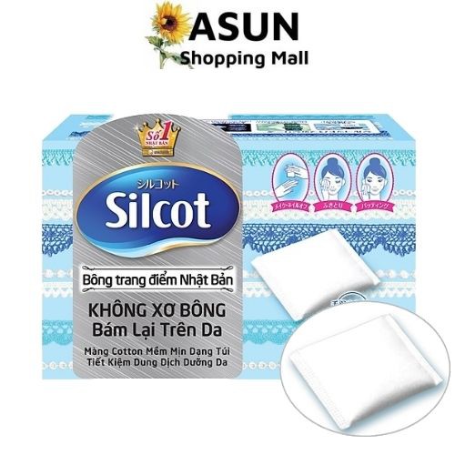 Bông Tẩy Trang Cơ Bản Silcot Velvety Touch Cotton 82 Miếng