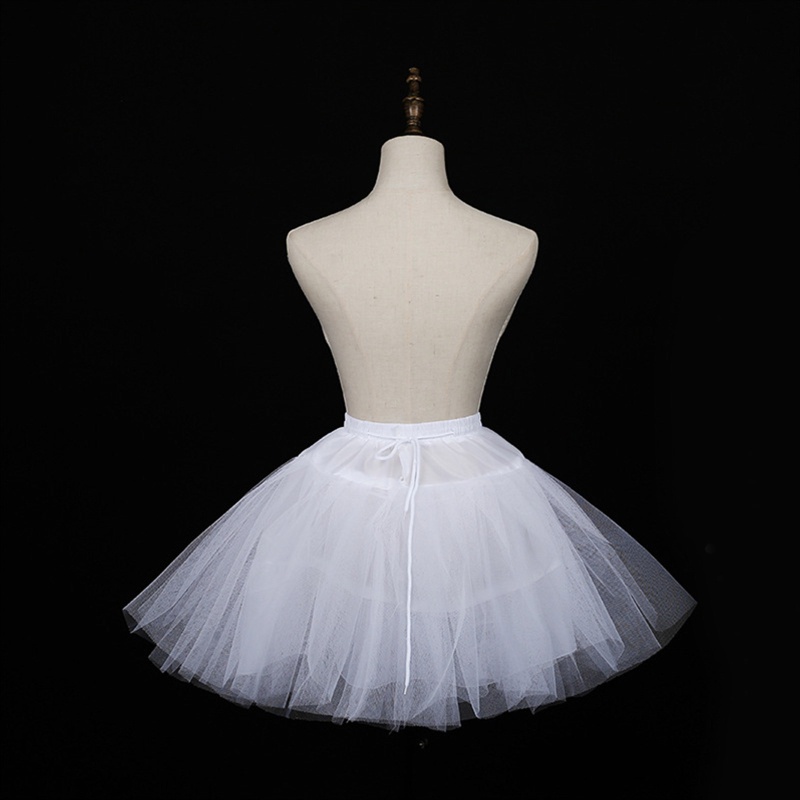 Run Đầm Petticoat Vải Tuyn Không Gọng Cho Bé Gái