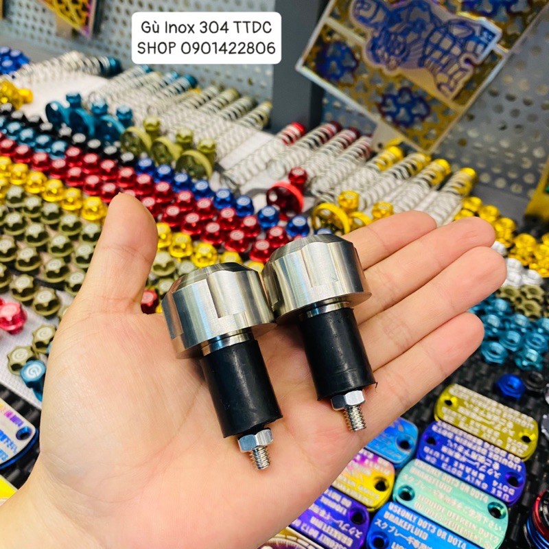 Gù inox 304 gắn mọi loại xe