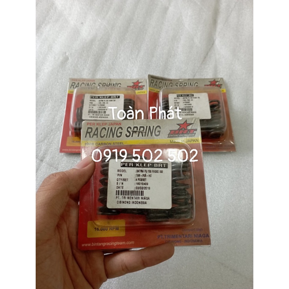 LÒ XO ĐẦU SATRIA/RAIDER FI - LÒ XO ĐẦU GSX - LÒ XO BRT - CHÍNH HÃNG BRT JAPAN