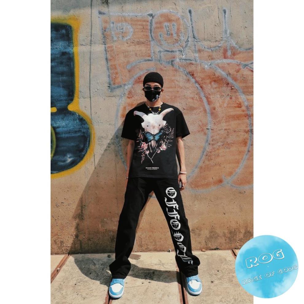 Áo thun tay lỡ MIKENCO Đầu Trâu Streetwears SG , Áo thun unisex nam nữ from rộng oversize chất liệu cotton