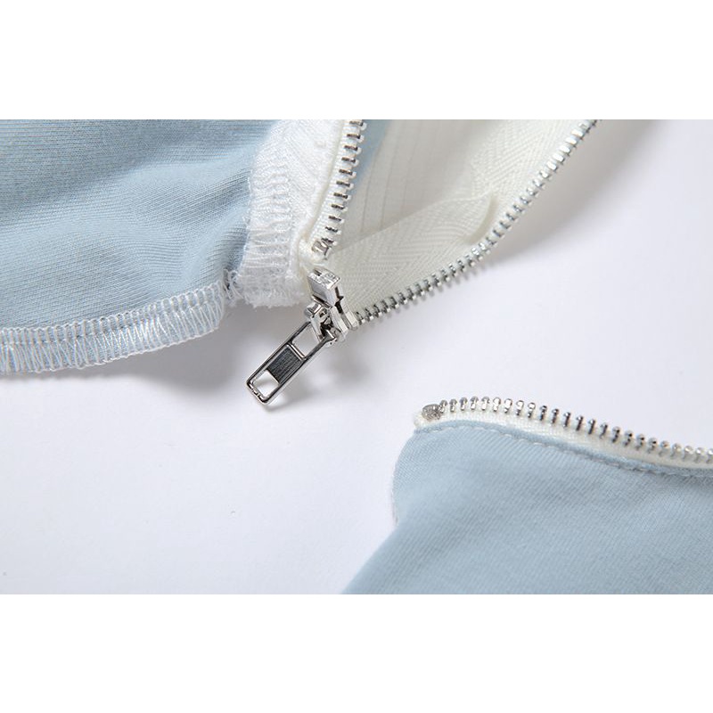 Áo thun nữ croptop 2 cách mặc cá tính sexy - dáng thun cotton tay áo có thể tháo rời