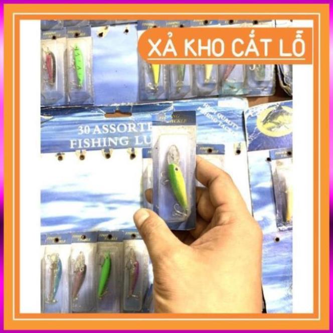 ⭐  [ Xả Kho ] Mồi Câu Lure Mồi Câu Cá Câu Lure 2 Lưỡi 3 tiêu BKK Siêu Sắc Bền