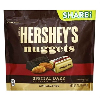 Socola đắng hạnh nhân Hershey Nuggets Spectial Dark With Almonds 286g -Anbinh Store - Date 08/2023