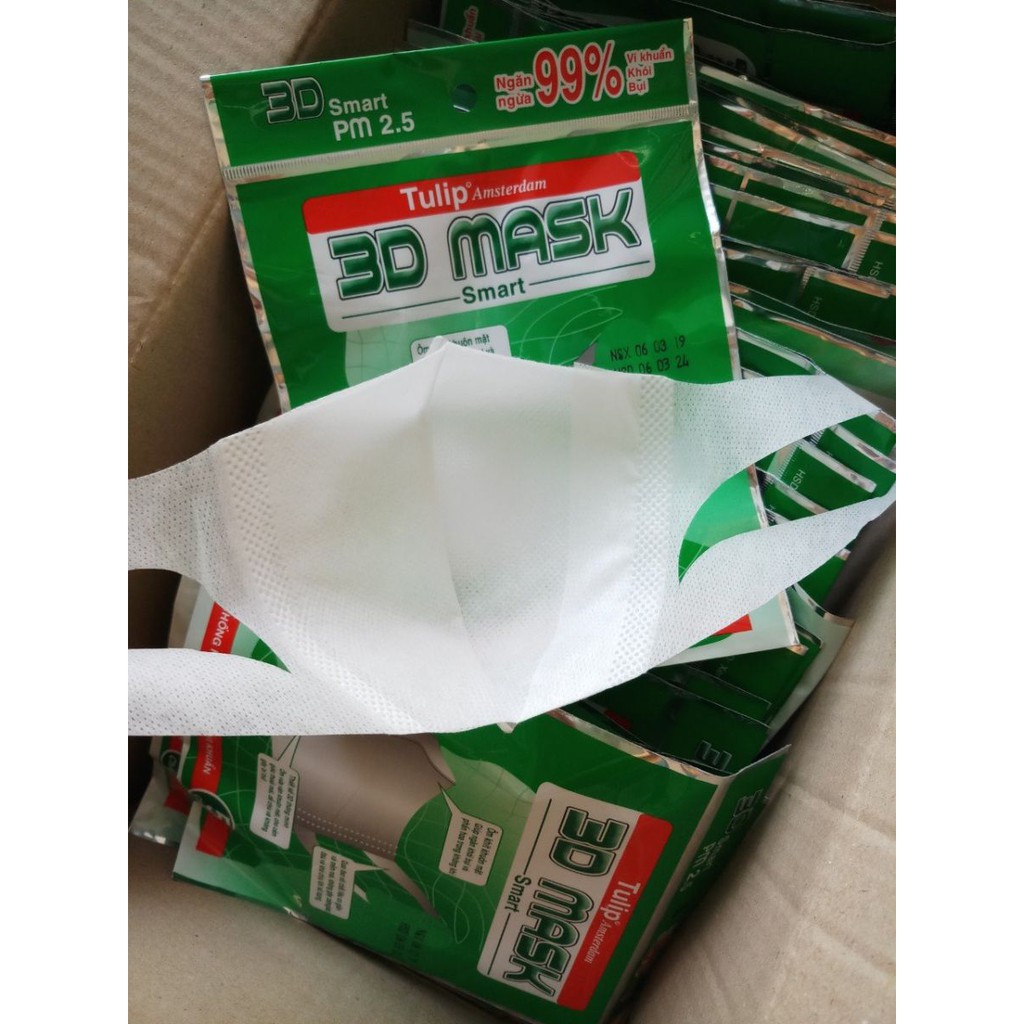Túi 5 Chiếc Khẩu trang 3D Mask Công Nghệ Nhật Bản
