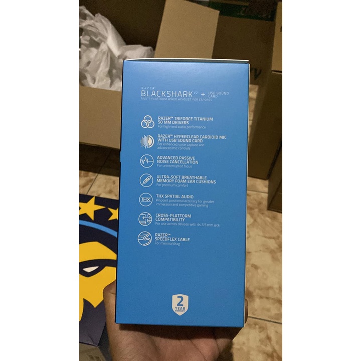 Tai nghe Razer BlackShark V2+USB Sound Card-CourageJD Edition