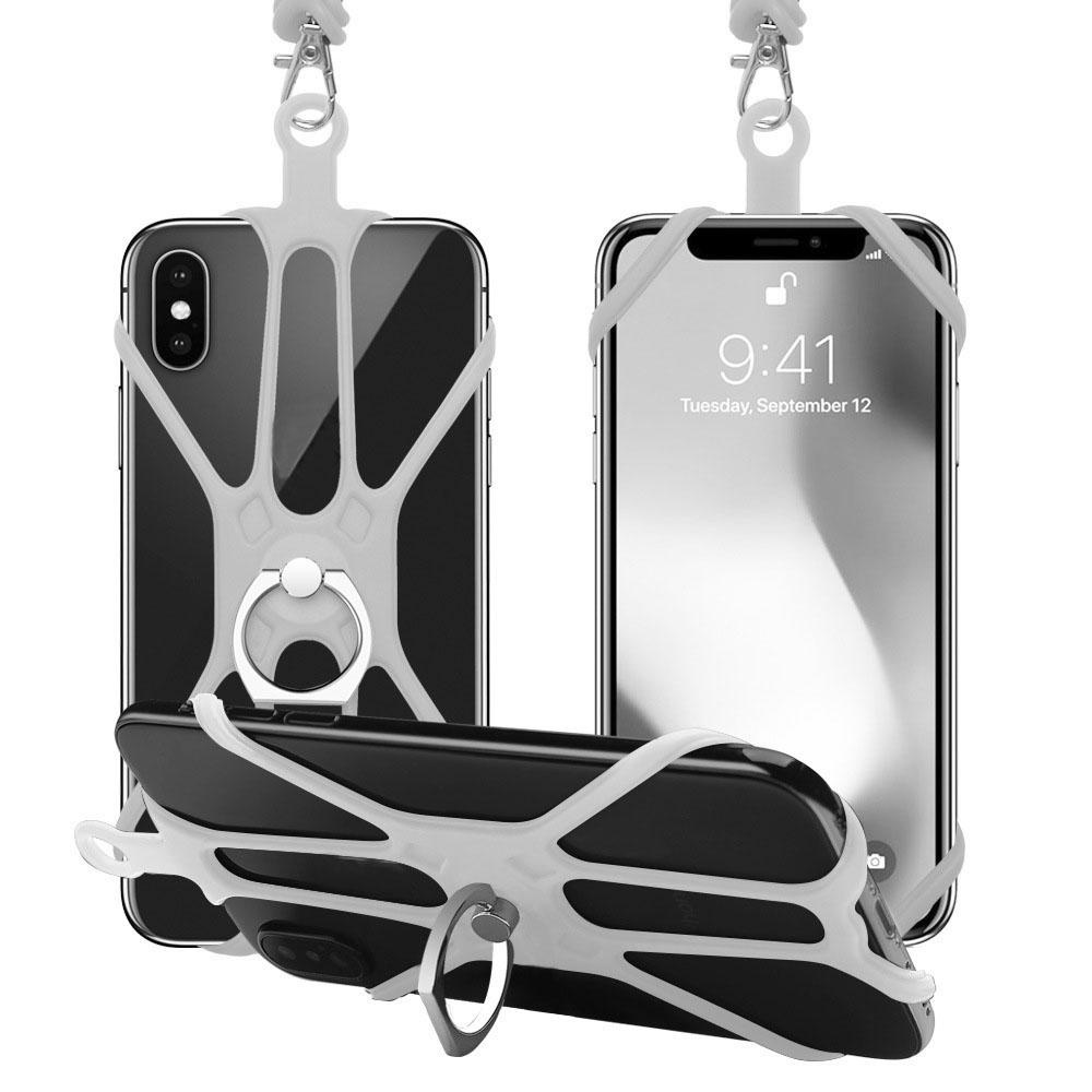Dây Đeo Điện Thoại Bằng Silicon In Chữ Balenciages Thời Trang