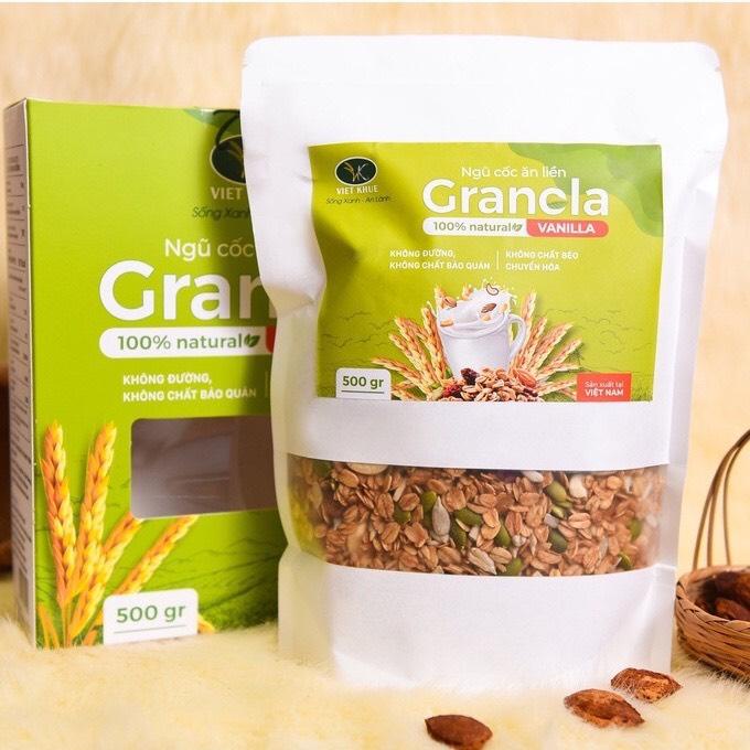 Ngũ cốc ăn liền GRANOLA siêu hạt VIỆT KHUÊ