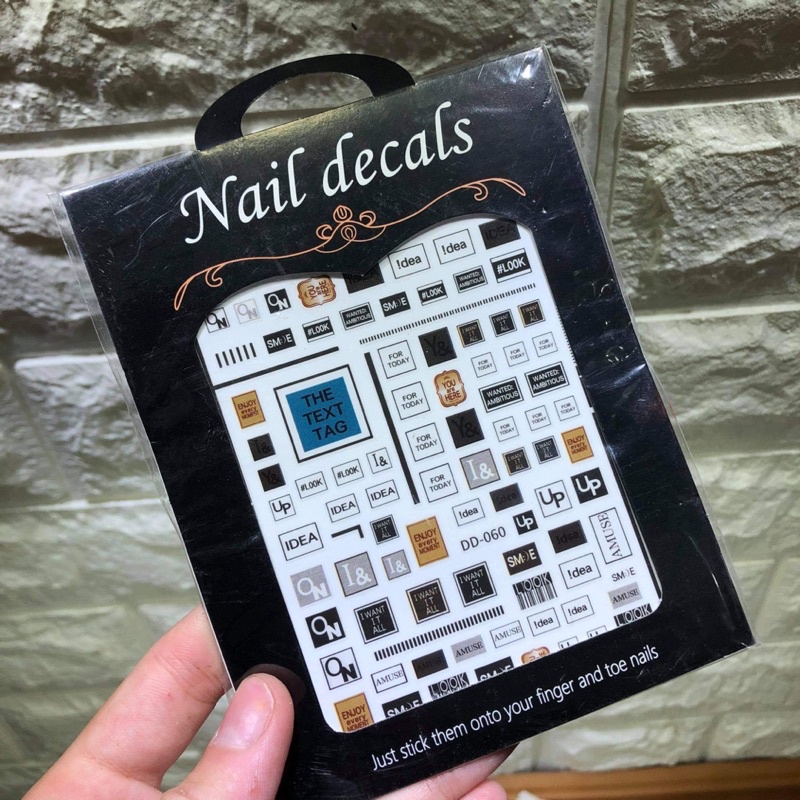 [ĐỒ NAILS] Tấm Dán Trang Trí Móng Nhiều Mẫu Mã 10