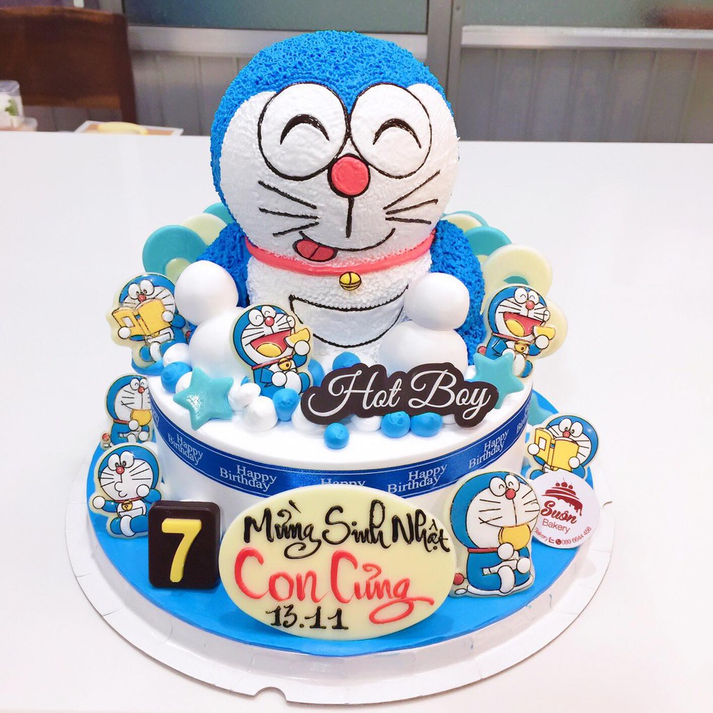 Khuôn socola in hình Doremon 1 - Chocolate mold Doraemon 1  (MS 02) - Đồng Tiến Việt Nam