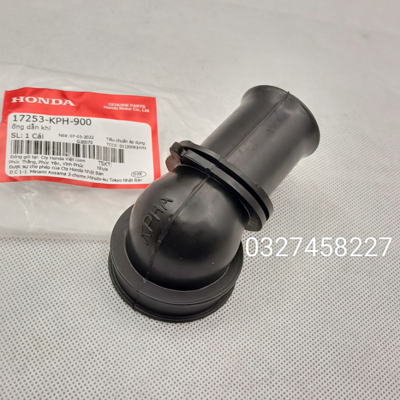 Ống dẫn khí, cổ hút bao tử lọc gió xe FUTURE NEO, X 125...zin honda