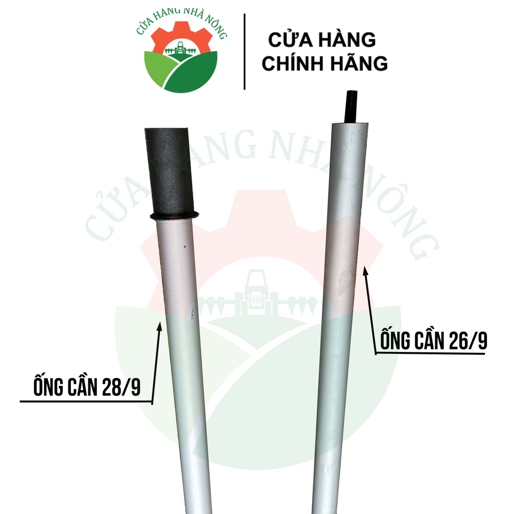 Ống cần cắt cỏ 26 / 28 / Ti cắt cỏ rơnia 7 khía / 9 khía