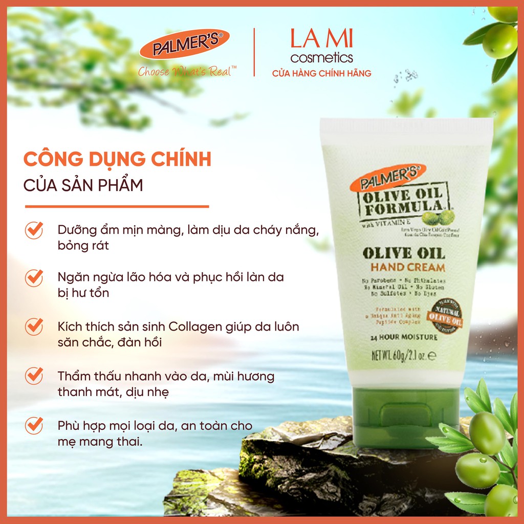 Kem dưỡng da tay ngăn ngừa lão hóa Olive Palmer's 60g | BigBuy360 - bigbuy360.vn