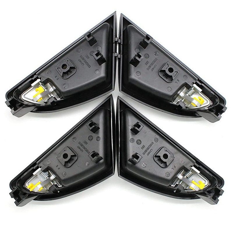 Set 4 Tay Nắm Cửa Xe Ô Tô JAC J3 J3S Turin 2009-2015 6105230U8010 6105240U8010 Bạc Mờ