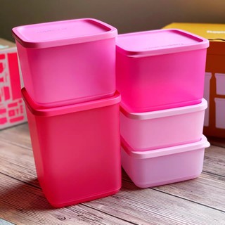 Sét 5 hộp ngăn mát Tupperware ❤️ Hộp đựng ngăn mát