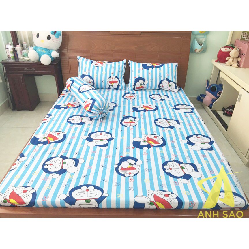 Bộ drap giường cotton Cao cấp Ánh Sao - bộ 3 món - nhiều màu để lựa chọn