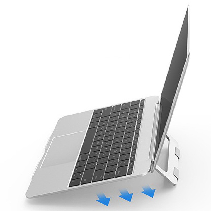 Đế tản nhiệt có thể gập gọn, hợp kim nhôm 4mm dành cho laptop, MacBook - DTN14