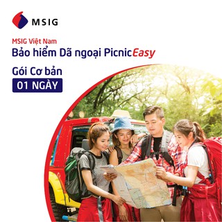 Toàn Quốc [E-Voucher] Bảo hiểm dã ngoại MSIG PicnicEasy - Gói cơ bản - 1 ngày