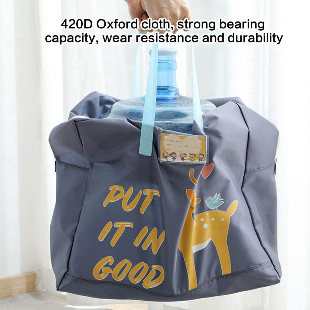 Túi Vải Oxford Chống Thấm Nước Đựng Quần Áo Cho Trẻ Mẫu Giáo