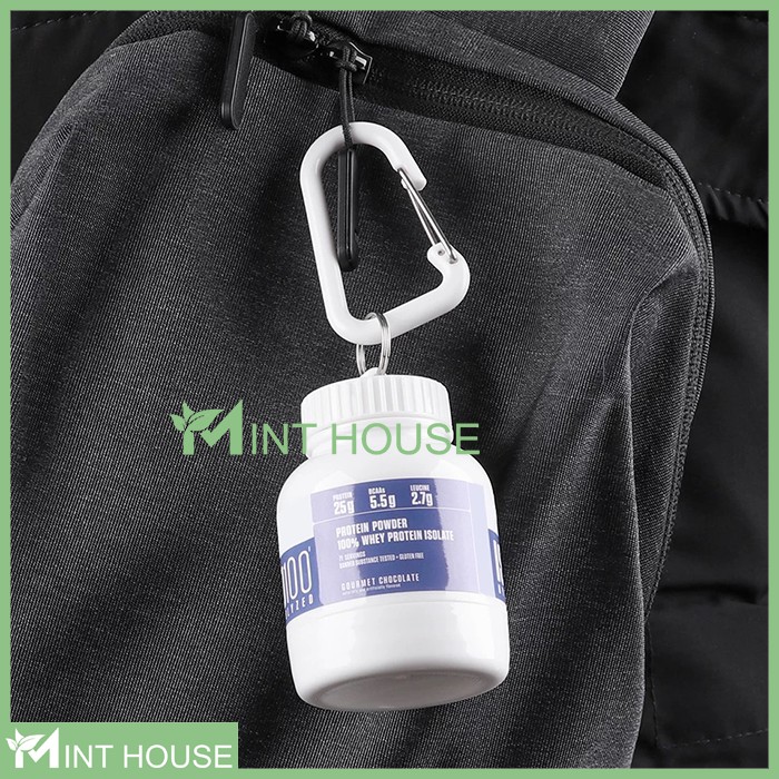Hũ đựng bột, hũ đựng whey, mass, bcaa Ishake Protein Funnel 200ml