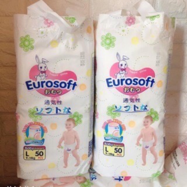 Combo 100m bỉm quần xuất Nhật EUROSOFT M/L/XL/XXL