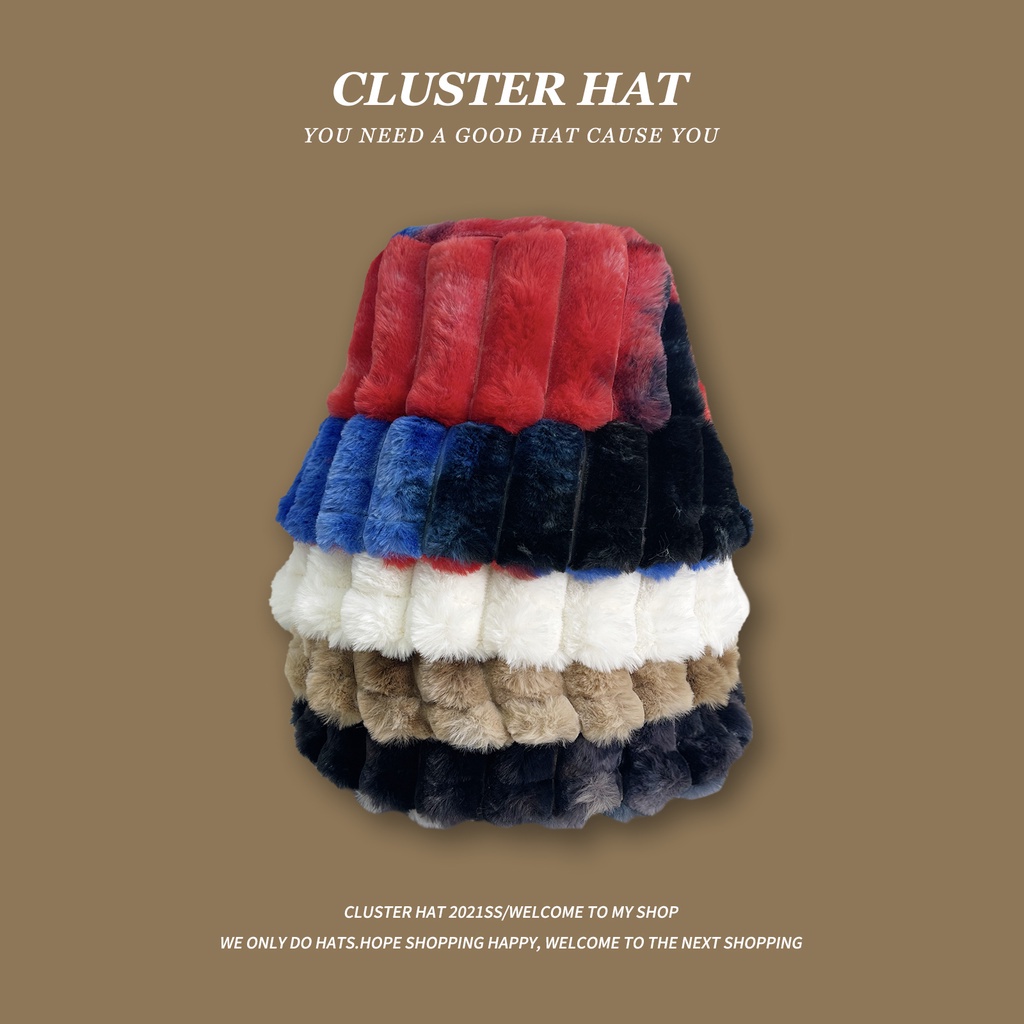 Mũ vành tròn họa tiết nhiều màu sắc dễ thương thời trang cho nữ