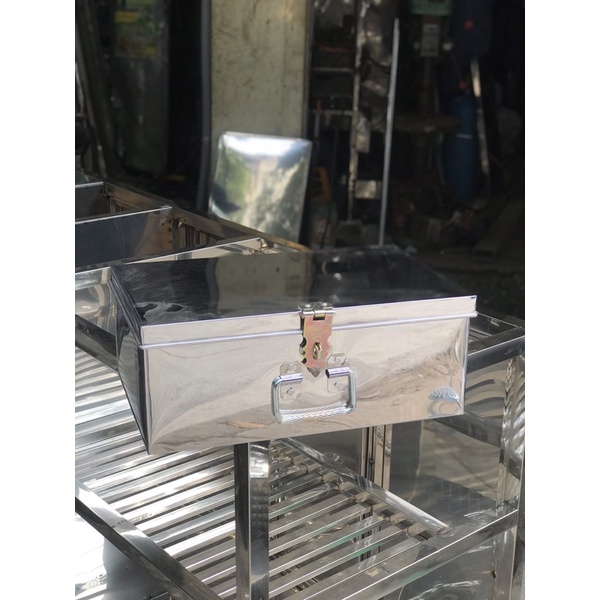 HÒM INOX CỠ NHỎ, HÒM TIỀN INOX CỠ NHỎ