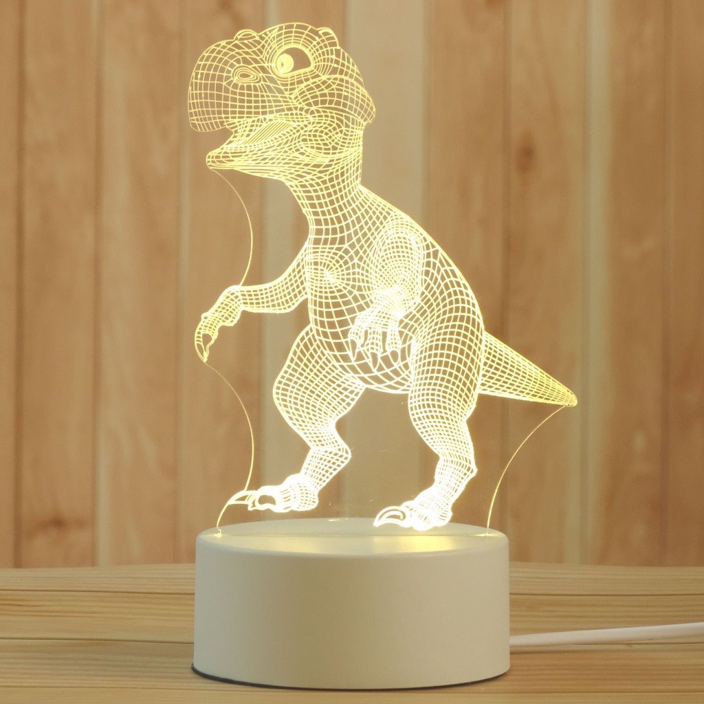 Đèn Ngủ Trang Trí - Đèn Ngủ 3D Nhiều Mẫu Siêu Xinh - Đầu Cắm USB
