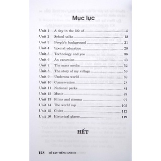 Sách - Sổ Tay Tiếng Anh - Lớp 10 (2020)