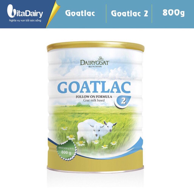 Sữa Dê Goatlac số 2 800g